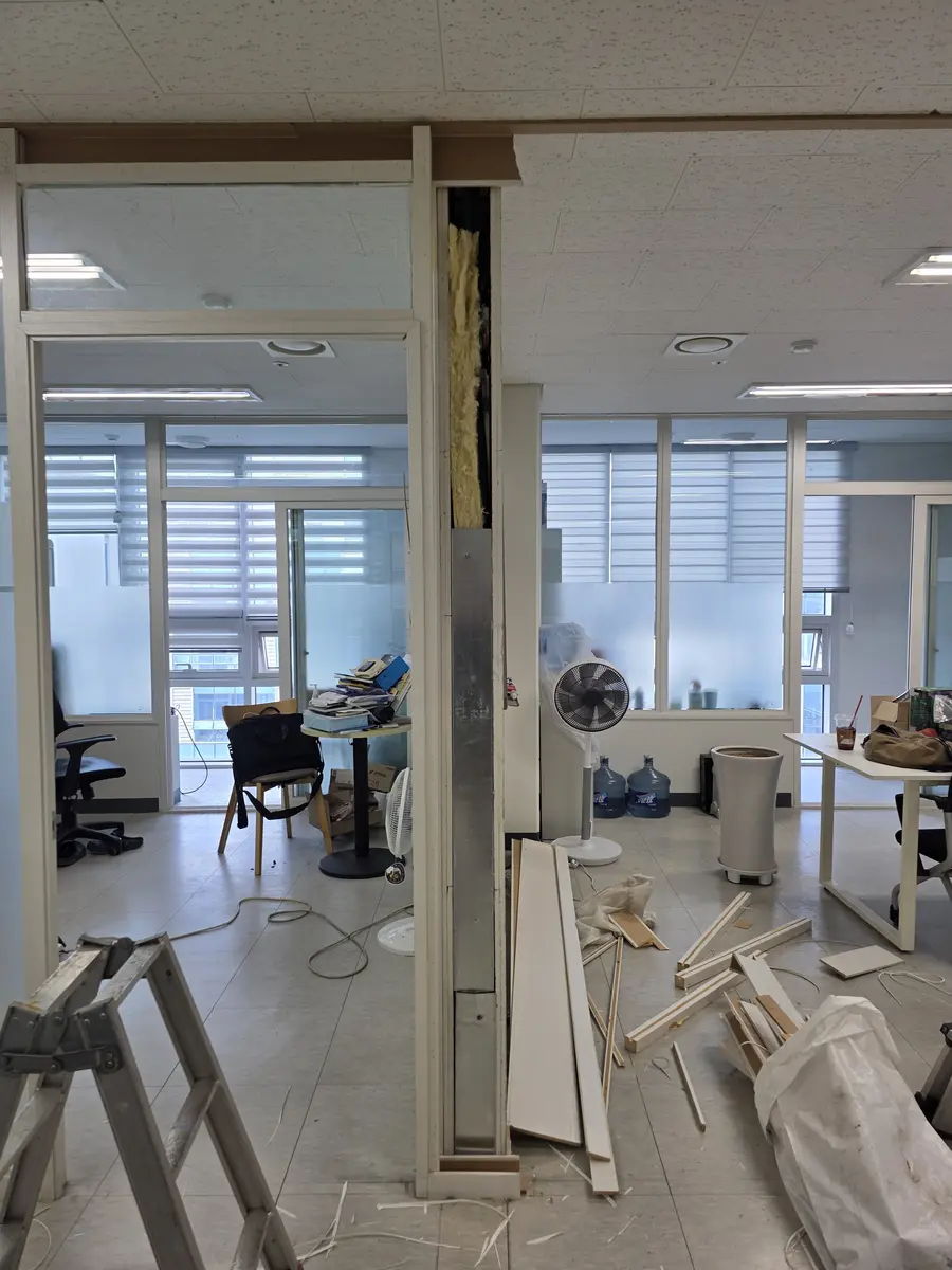 아파트 구조변경 시공 현장